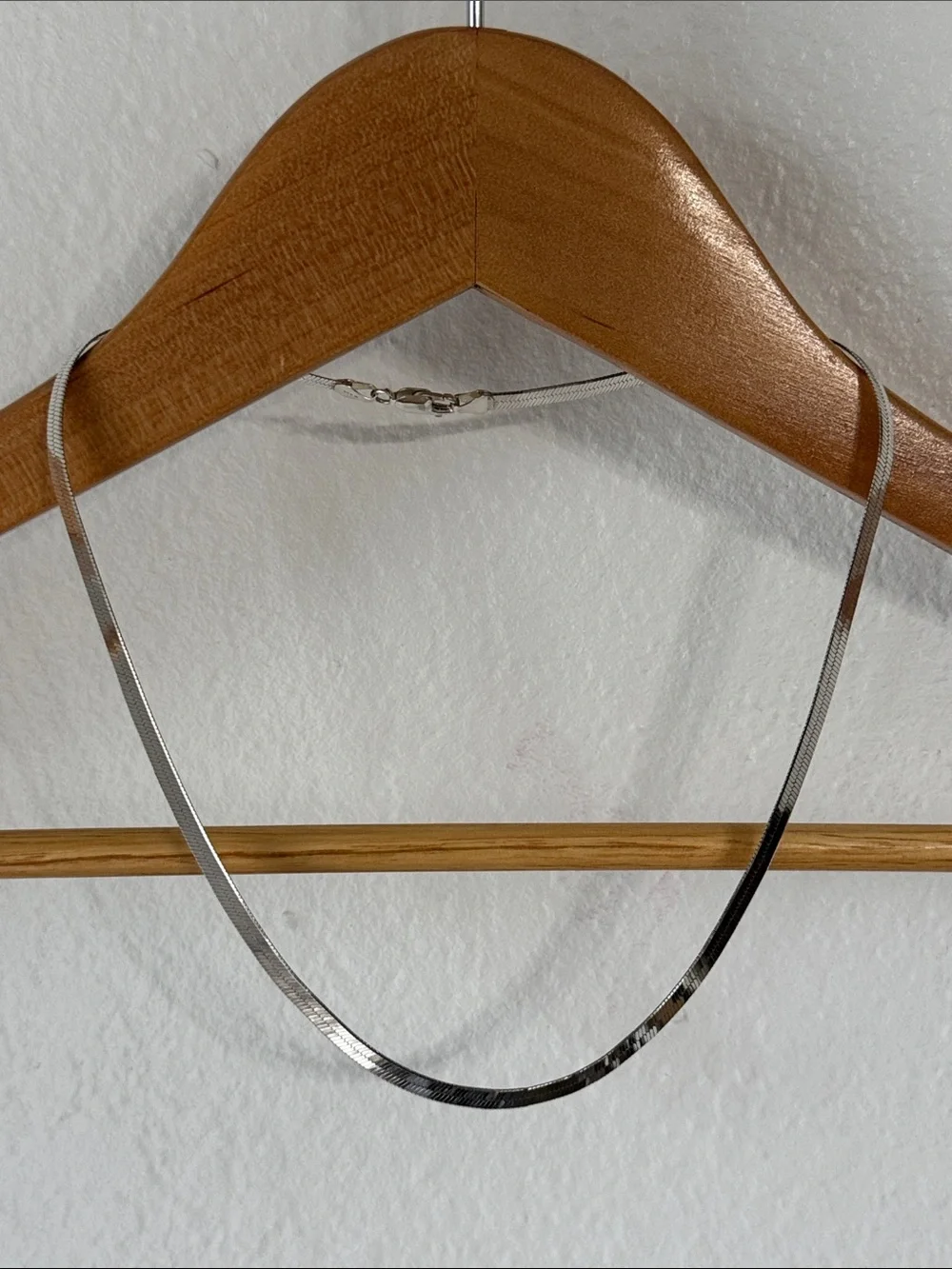 Sterling Herringbone Necklace